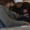 飛行機で睡眠中に襲われてフェラをさせられるお姉さん