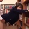 図書館でおとなしい女子校生が狙われて犯され中出しまでされてしまう